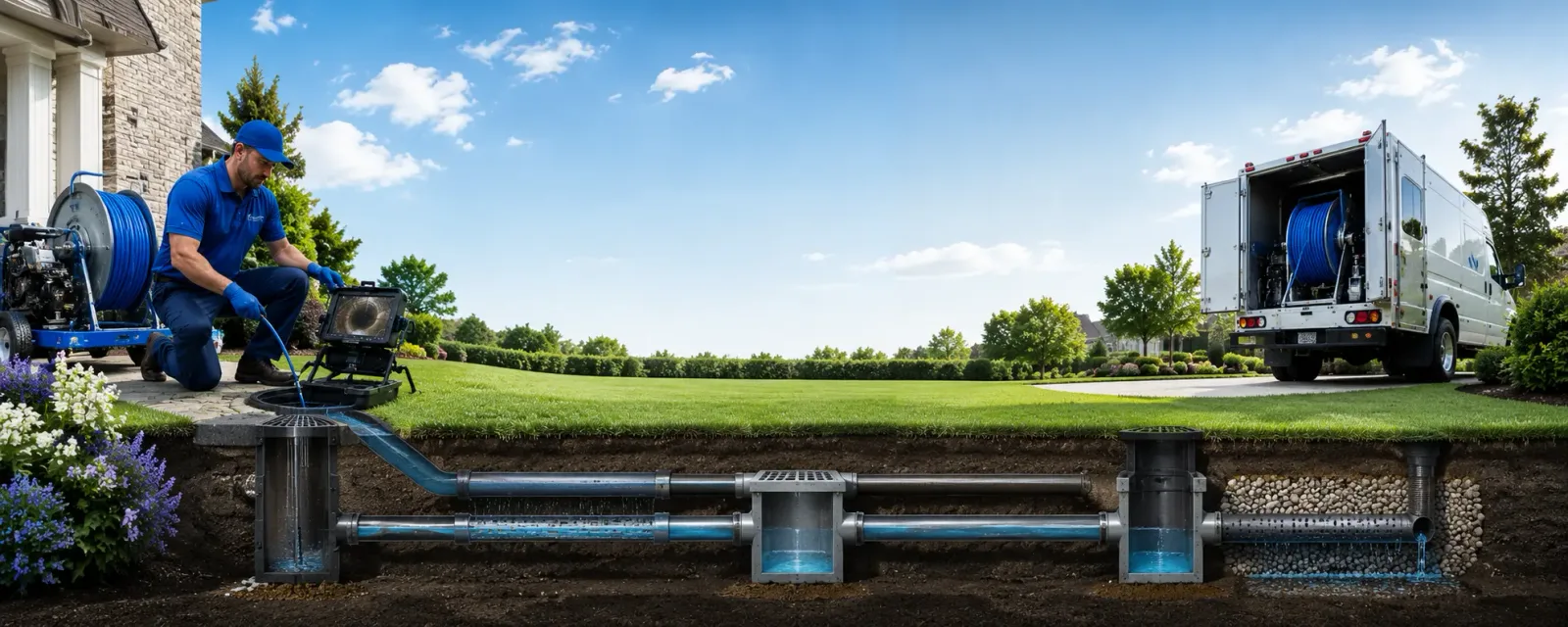 Outdoor drain cleaning information for Padroni, CO